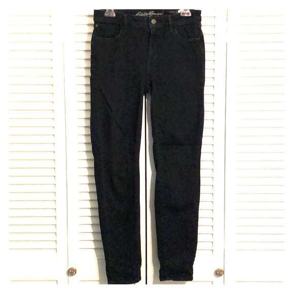 Eddie Bauer Slightly Curvey Skinny Jeans Dark 8T - Picture 4 of 7